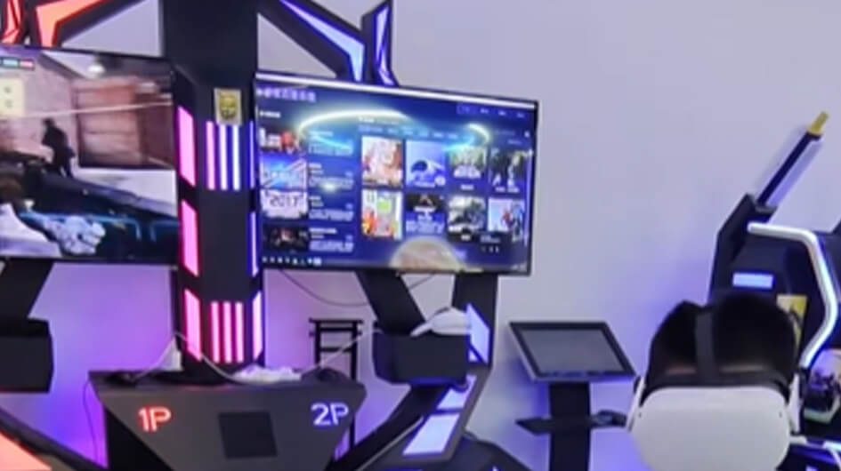Dynamic Dancing Miracles VR Simulator Attractive Cabinet Structure Stylish Arcade Look VR Game Machine for Shopping Mall One Stop Solution