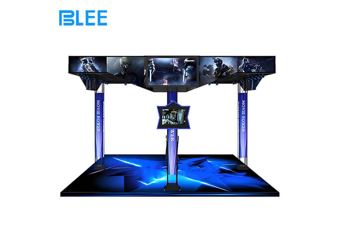 High Quality Four-player Battle VR Experience Seamless System Integration Real World Interaction VR Game for Theme Park