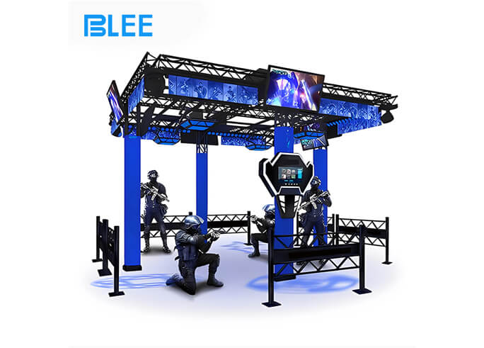 High Quality Four-player Battle VR Experience Seamless System Integration Real World Interaction VR Game for Theme Park