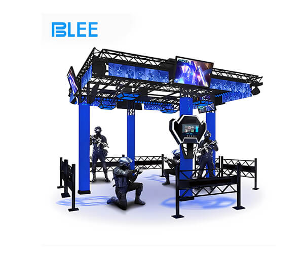 High Quality Four-player Battle VR Experience Seamless System Integration Real World Interaction VR Game for Theme Park