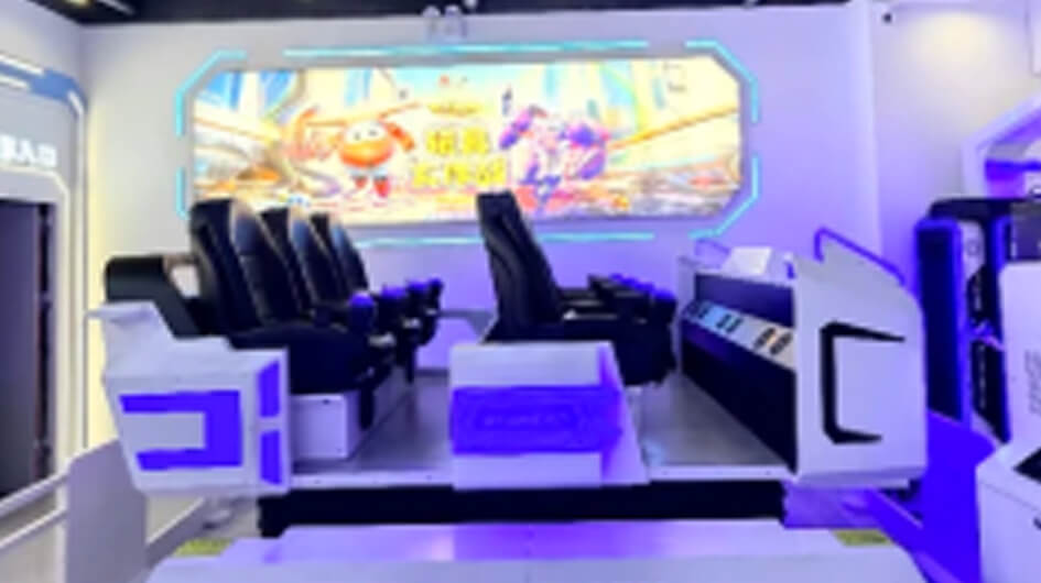 High Quality Starship 12-Seat Experience VR Machine Pod Real World Interaction VR Game Simulator for Amusement Park One Stop Solution