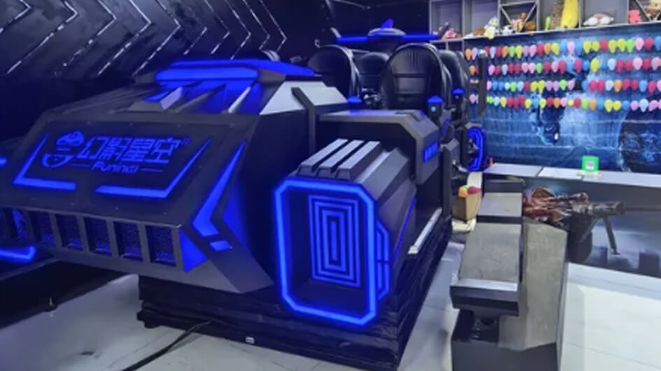 Immersive Starship Six-person Spaceship VR Experience Cooperative Game Mode Deep Immersion System for Amusement Park One Stop Solution