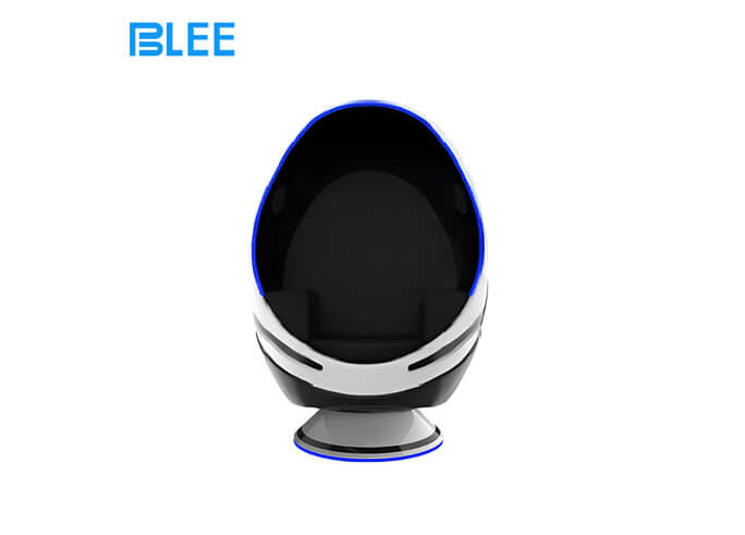 Interactive Rotating Egg Chair VR Entertainment System Futuristic Design Style Indoor Entertainment System for Theme Park