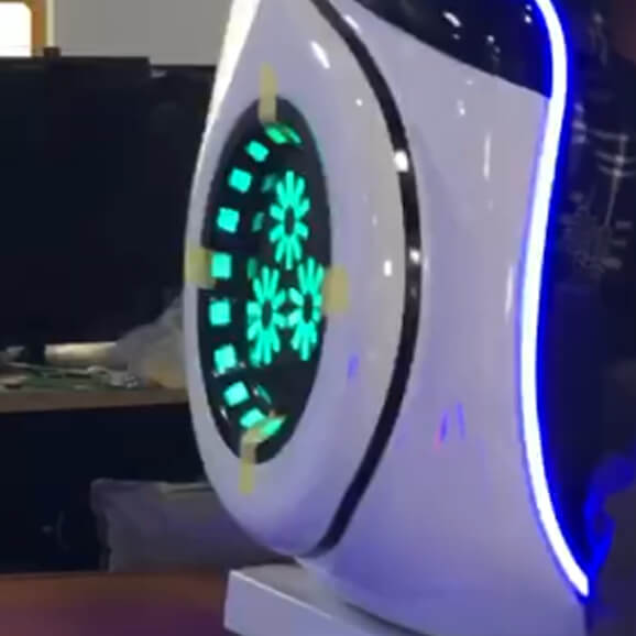 Product Details of ﻿Interactive Rotating Egg Chair VR Entertainment System Futuristic Design Style Indoor Entertainment System for Theme Park