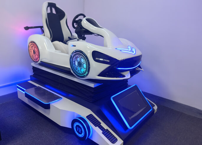high quality racing car vr simulator trend driven appearance crowd favorite attraction vr game machine for shopping mall company