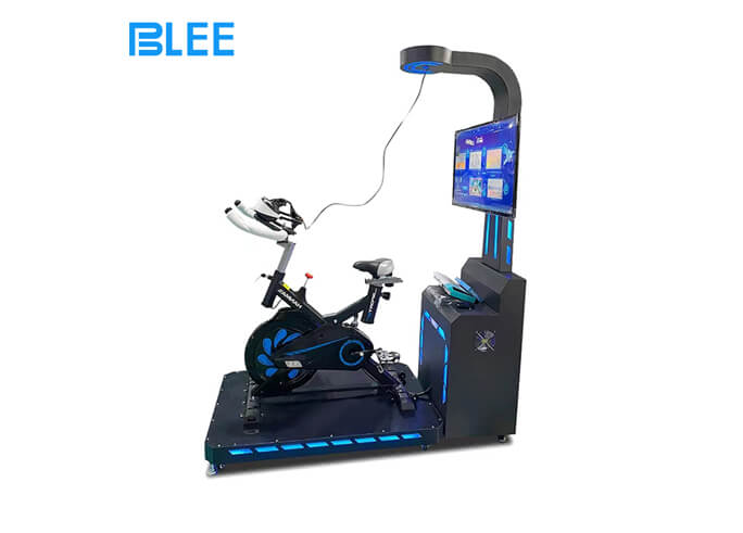 Hot Sell VR Spinning Bike Advanced Motion System Theme Park Level Attraction Virtual Reality Simulator for Shopping Mall