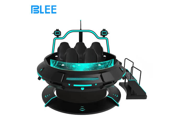 New Style VR UFO Five Players Hyper Immersive Experience Optimized Performance Design VR Game Machine for Shopping Mall