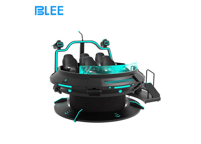 New Style VR UFO Five Players Hyper Immersive Experience Optimized Performance Design VR Game Machine for Shopping Mall