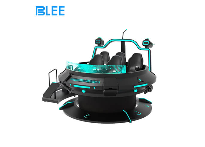 New Style VR UFO Five Players Hyper Immersive Experience Optimized Performance Design VR Game Machine for Shopping Mall