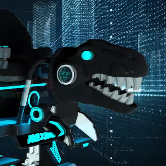 Product Details of ﻿High Quality Tyrannosaurus Rex VR Motion Equipment 3 Players Interactive Experience VR Realistic Simulator for Arcade