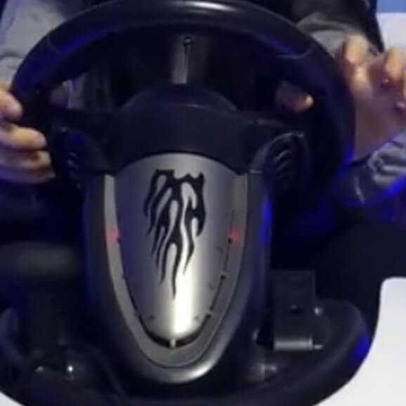 Product Details of ﻿Immersive VR White Racing Car LED Enhanced Design Fun Driven Gameplay Sleek Modern Appearance VR Machine for Amusement Park