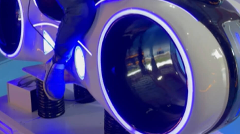 Interactive Dynamic Motorcycle VR Arcade Machine Fun Driven Gameplay Shopping Mall VR Attraction for Recreation Center One Stop Solution