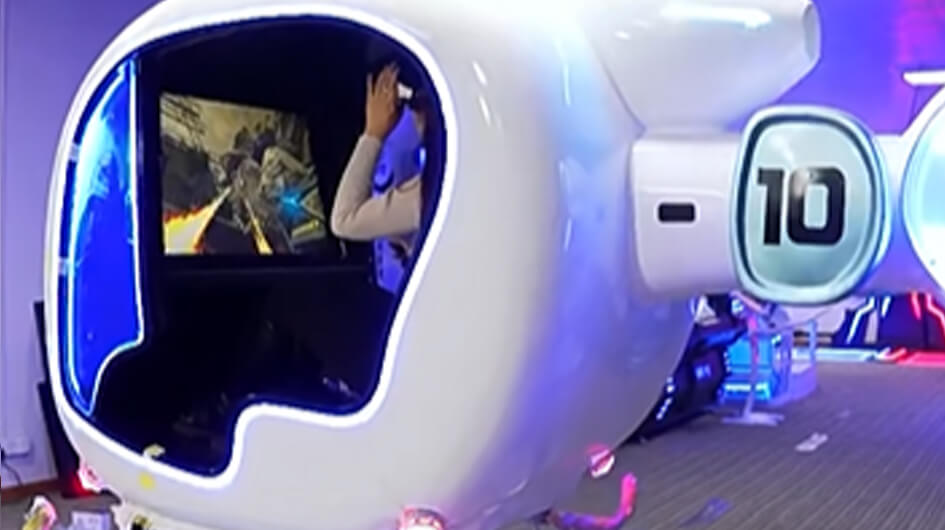 Popular VR Mini Airplane Multi Location Deployment Sensory Immersion Design Stable Motion Platform VR Machine for Game Park One Stop Solution