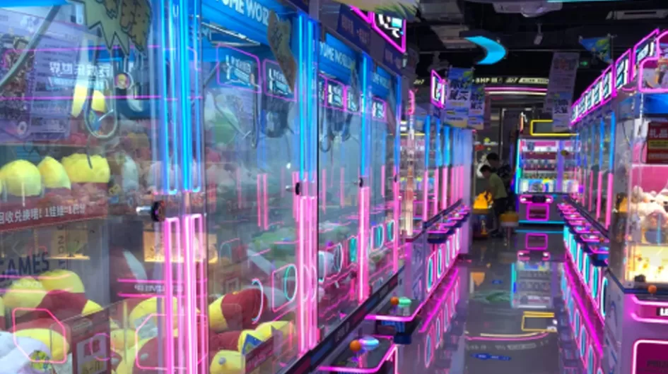 2 players claw crane machine in china