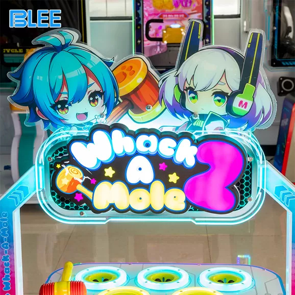 Product Details of 2 Players Crazy Hitting Hamster Frog Games Machine