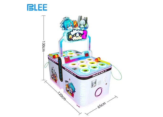 2 Players Crazy Hitting Hamster Frog Games Machine