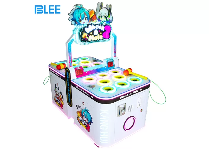 2 Players Crazy Hitting Hamster Frog Games Machine