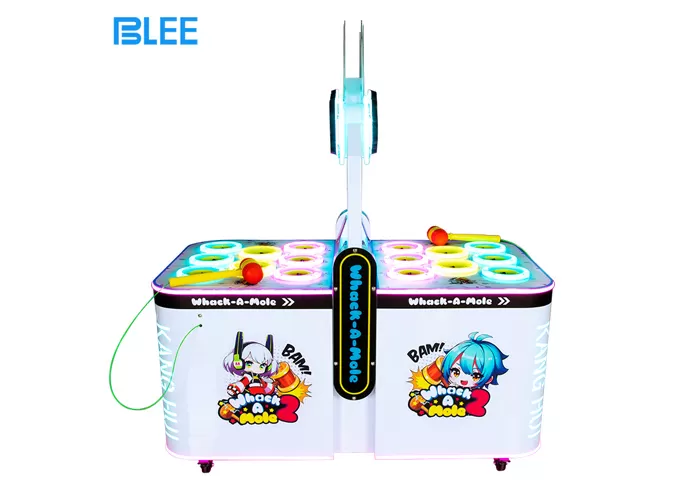2 Players Crazy Hitting Hamster Frog Games Machine