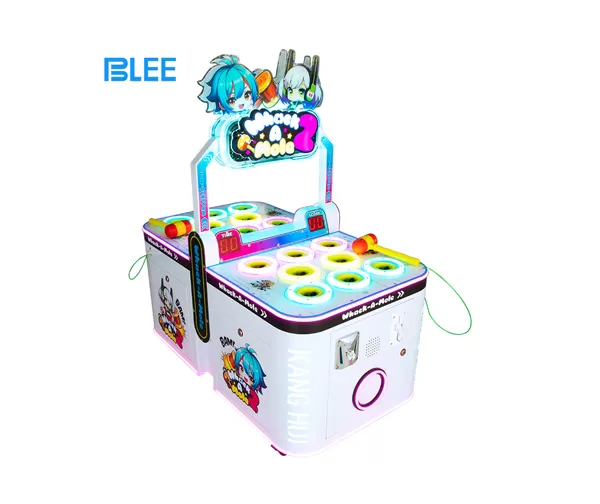 2 Players Crazy Hitting Hamster Frog Games Machine