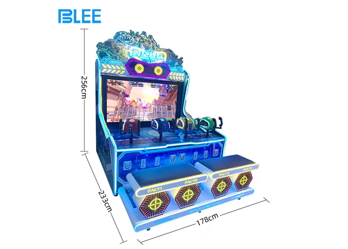 Coin-Operated 4-Player Kids Shooting Arcade for Sale