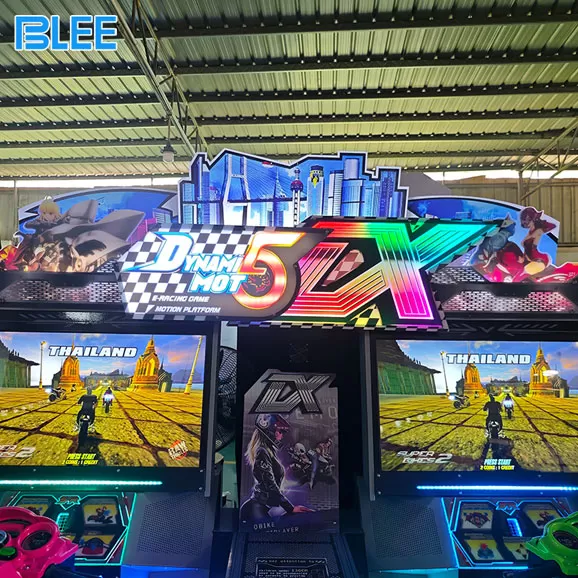 Product Details of 42-inch Dynamic Motorcycle 5DX Double-person, Single-person Motorcycle Racing Arcade with Double Screens