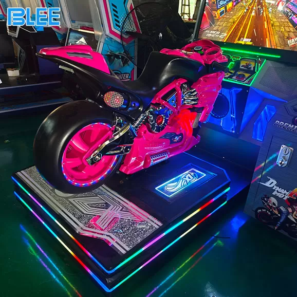 Product Details of 42-inch Dynamic Motorcycle 5DX Double-person, Single-person Motorcycle Racing Arcade with Double Screens