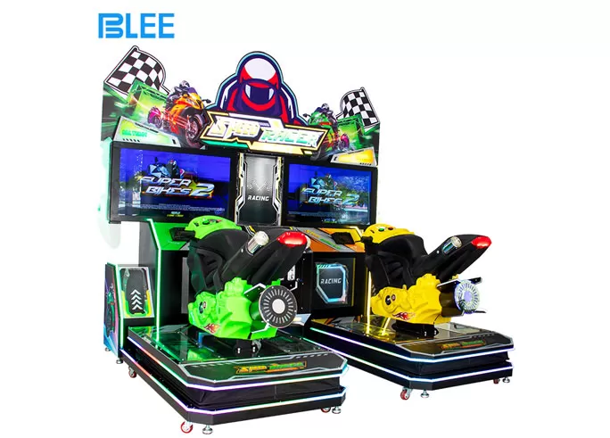 42-inch Screen Dual-player Motorcycle Racing Game Machine for Game Arena