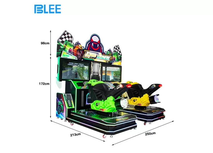 42-inch Screen Dual-player Motorcycle Racing Game Machine for Game Arena