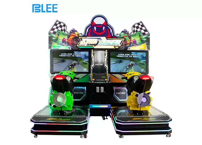 42-inch Screen Dual-player Motorcycle Racing Game Machine for Game Arena