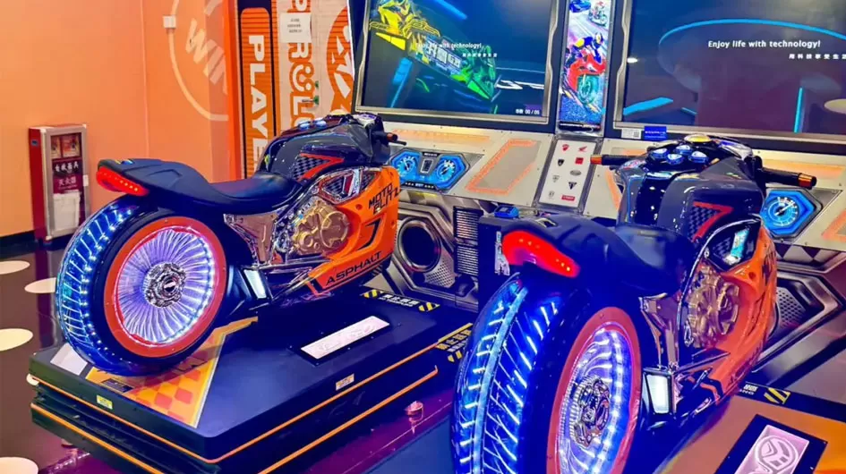 42 Inches Screen Racing Game Simulator Coin-operated Cool Wild Knight Racing Game Machine One Stop Solution