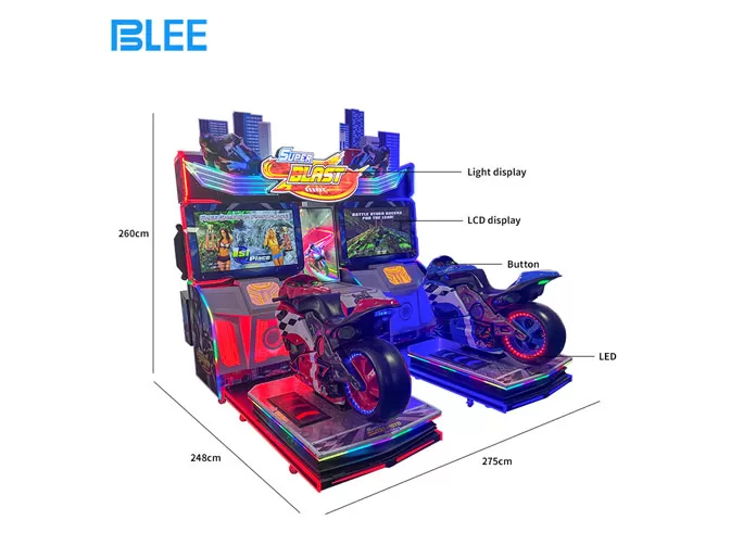 42 Inches Screen Racing Game Simulator Coin-operated Cool Wild Knight Racing Game Machine