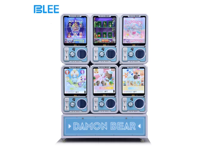 75-100mm Coin Operated Capsule Toy Gacha Vending Machine