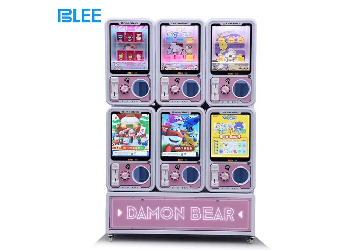 75-100mm Coin Operated Capsule Toy Gacha Vending Machine