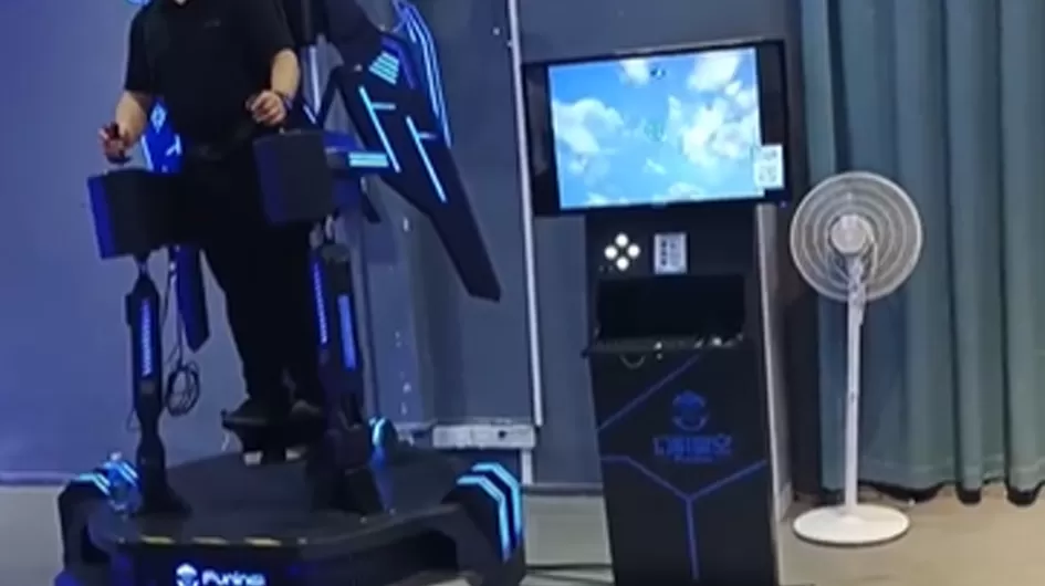 9d vr flight game simulator in china