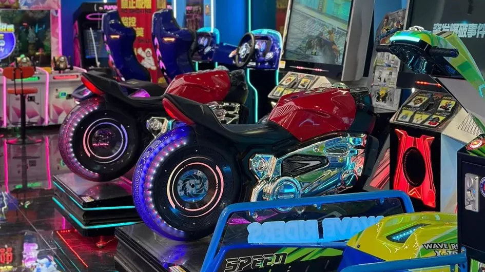 Amusement Game Machine Kids Car Electric Ride Arcade Racing Machine Motorcycle Gp Simulator Arcade Game Machine One Stop Solution