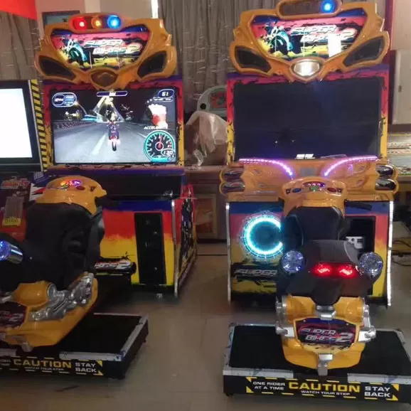 Product Details of Amusement Game Machine Kids Car Electric Ride Arcade Racing Machine Motorcycle Gp Simulator Arcade Game Machine