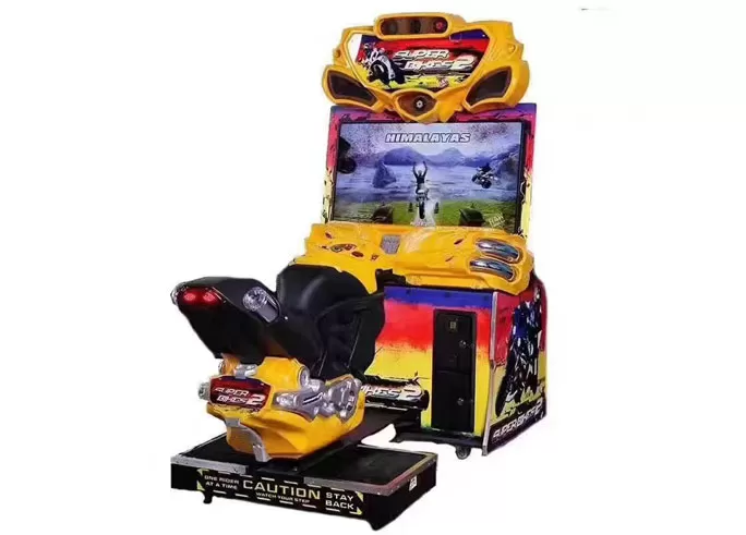 Amusement Game Machine Kids Car Electric Ride Arcade Racing Machine Motorcycle Gp Simulator Arcade Game Machine