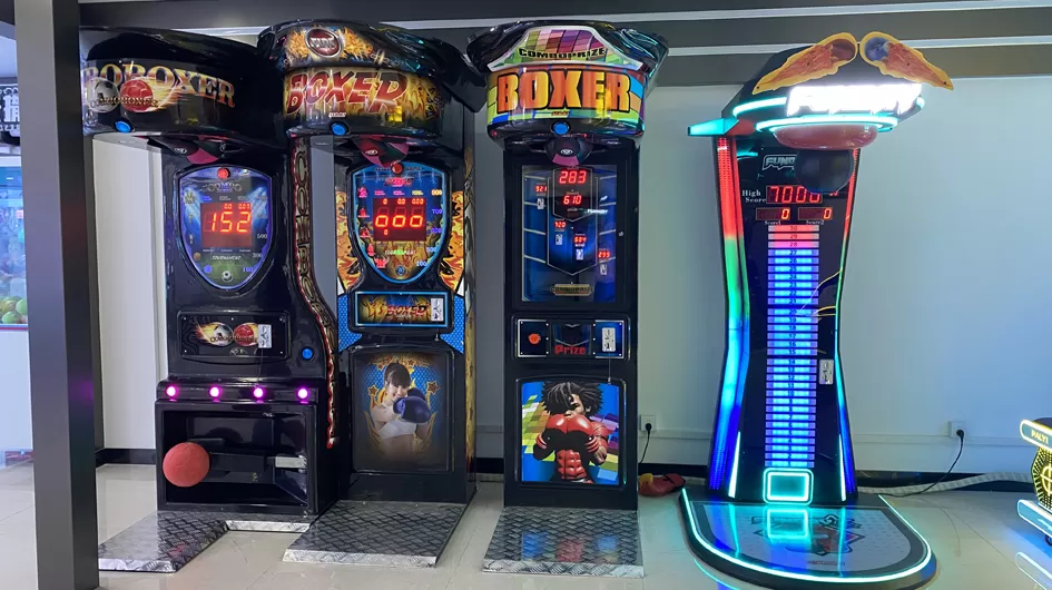 Arcade Punch Boxing Machine With Gloves One Stop Solution