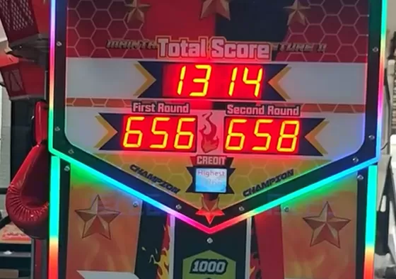 2. Put on your boxing gloves and hit the punching bag with all your might.