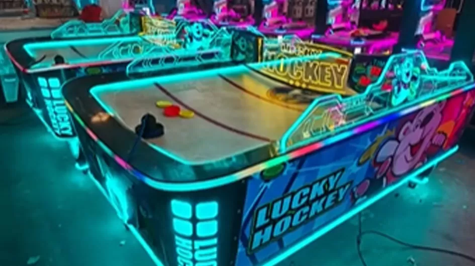 arctic bear curved hockey air hockey game machine one stop solution