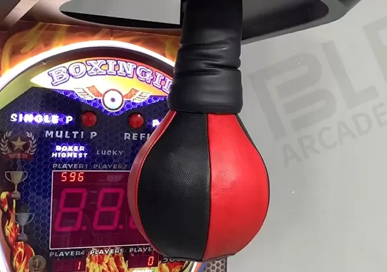 2. You can punch three times per game, after the bag stop the time will count, if you don't punch within the time, that means you are giving up the round and will be enter to next automatically.