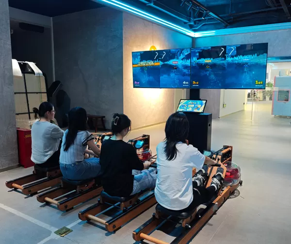 Popular Rowing Simulator Commercial Indoor Rowing Game Machine for Arcade Gym & Sports Training