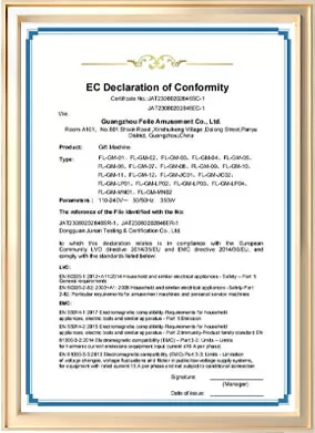 EC Declaration of Conformity