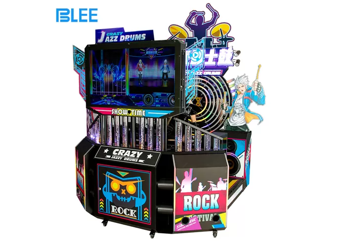 Coin Operated Arcade Music Jazz Drum Video Game Machine
