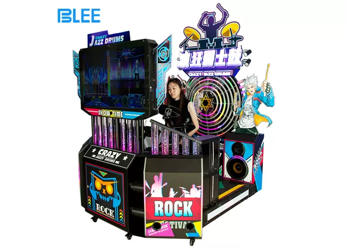 Coin Operated Arcade Music Jazz Drum Video Game Machine