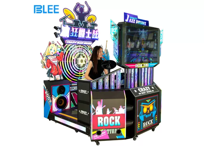 Coin Operated Arcade Music Jazz Drum Video Game Machine