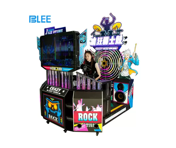 Coin Operated Arcade Music Jazz Drum Video Game Machine