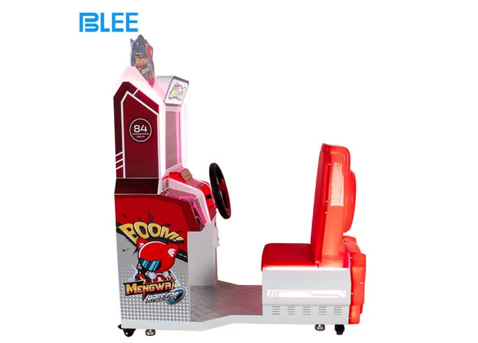 Coin Operated Cute Arcade Car Full Motion Simulator Driving Game Machine Cockpit Outrun 32 for Kids