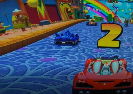 Traffic Jam Challenge: Steer to avoid obstacles, clear tracks collision-free.