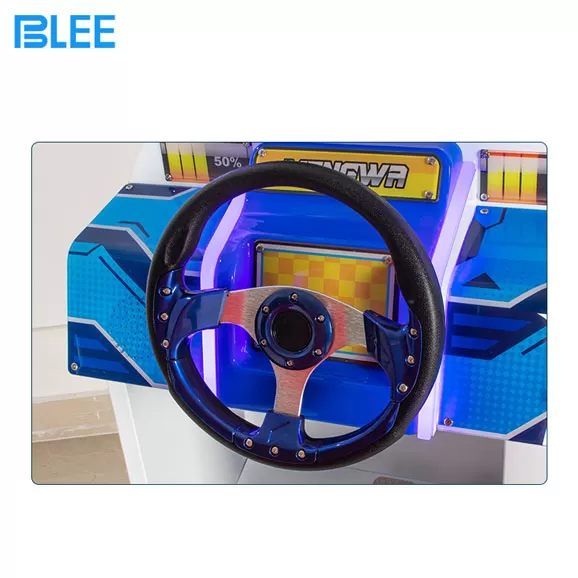 Product Details of Coin Operated Cute Arcade Car Full Motion Simulator Driving Game Machine Cockpit Outrun 32 for Kids